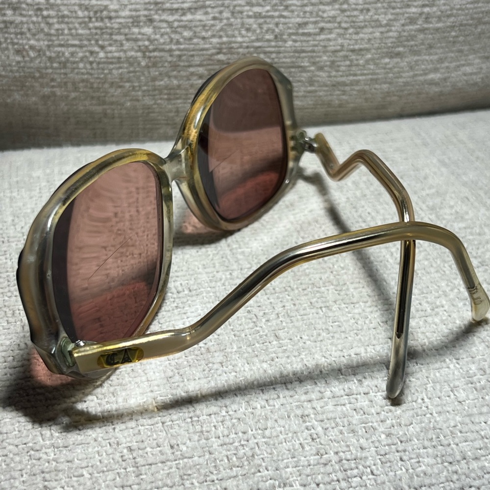 Vintage 70’s Chateau Stele France oversized glasses pink gradient rare prescr